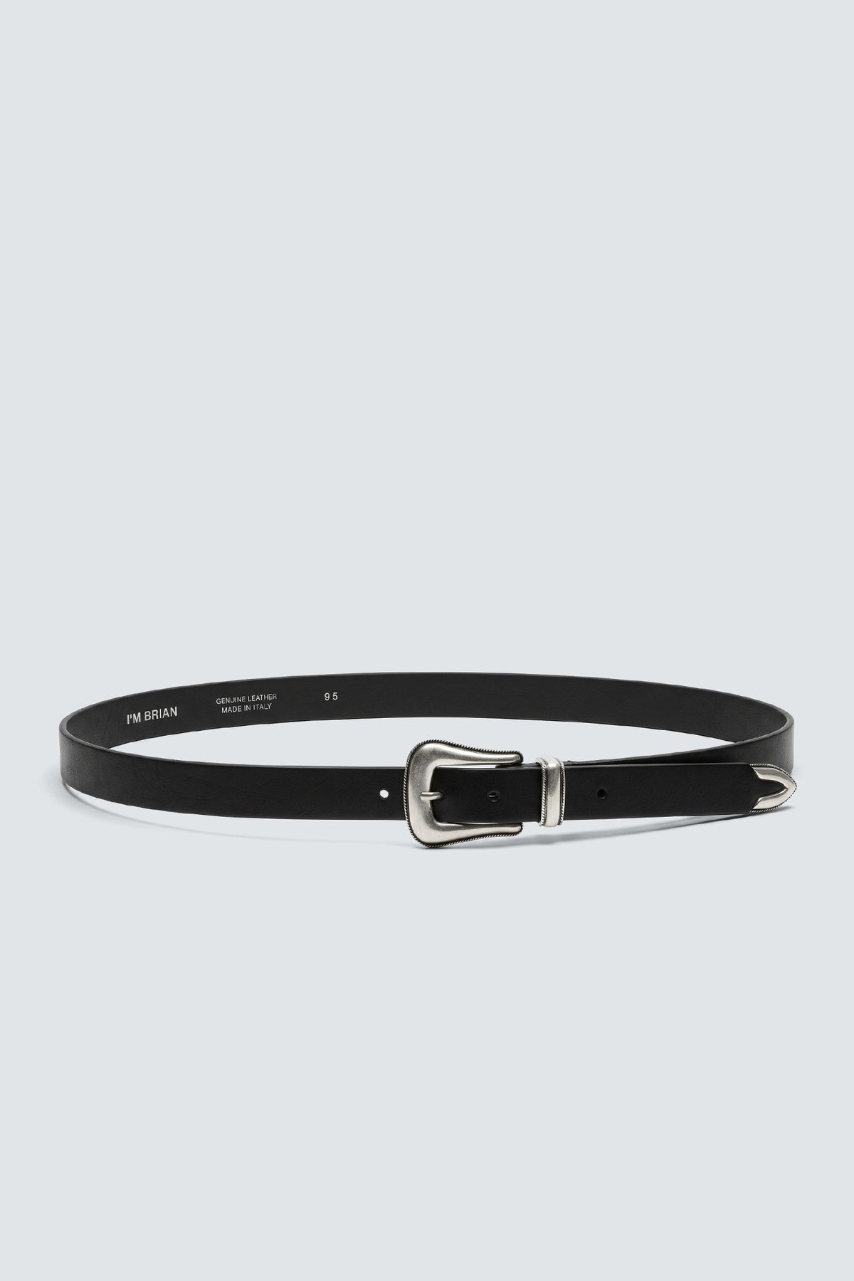 Leather-effect clutch bag - Black