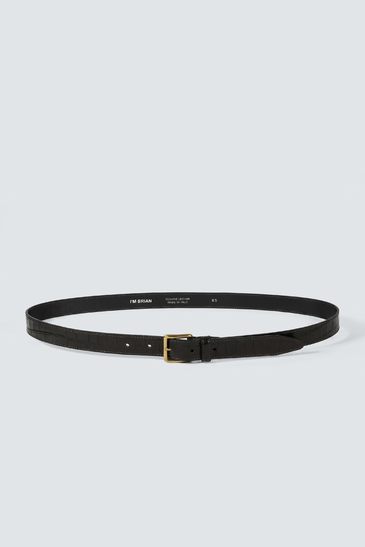 Leather-effect clutch bag - Black