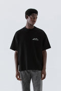 T-shirt in jersey oversize - Nero