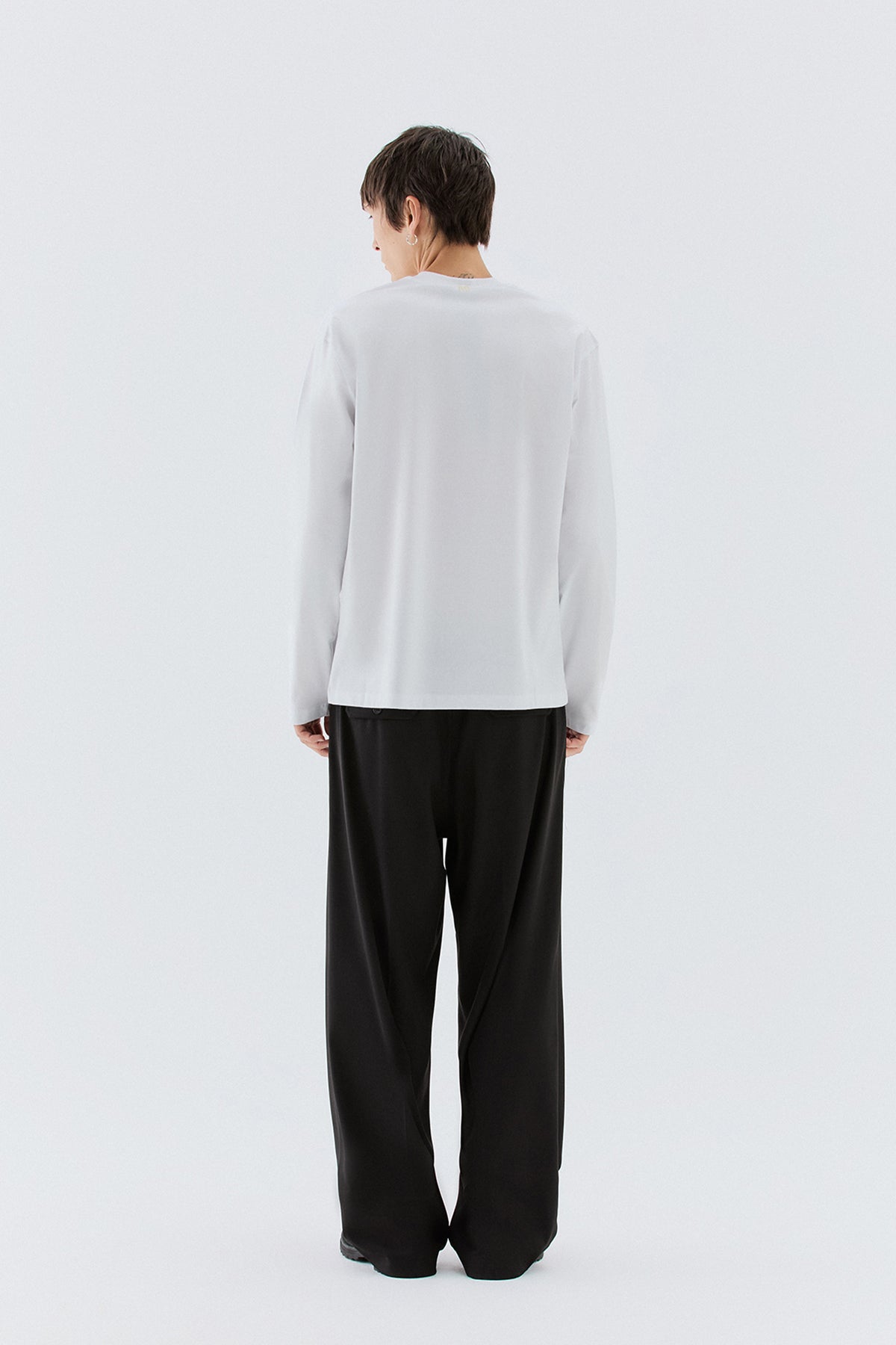T-shirt in cotone mercerizzato - Bianco