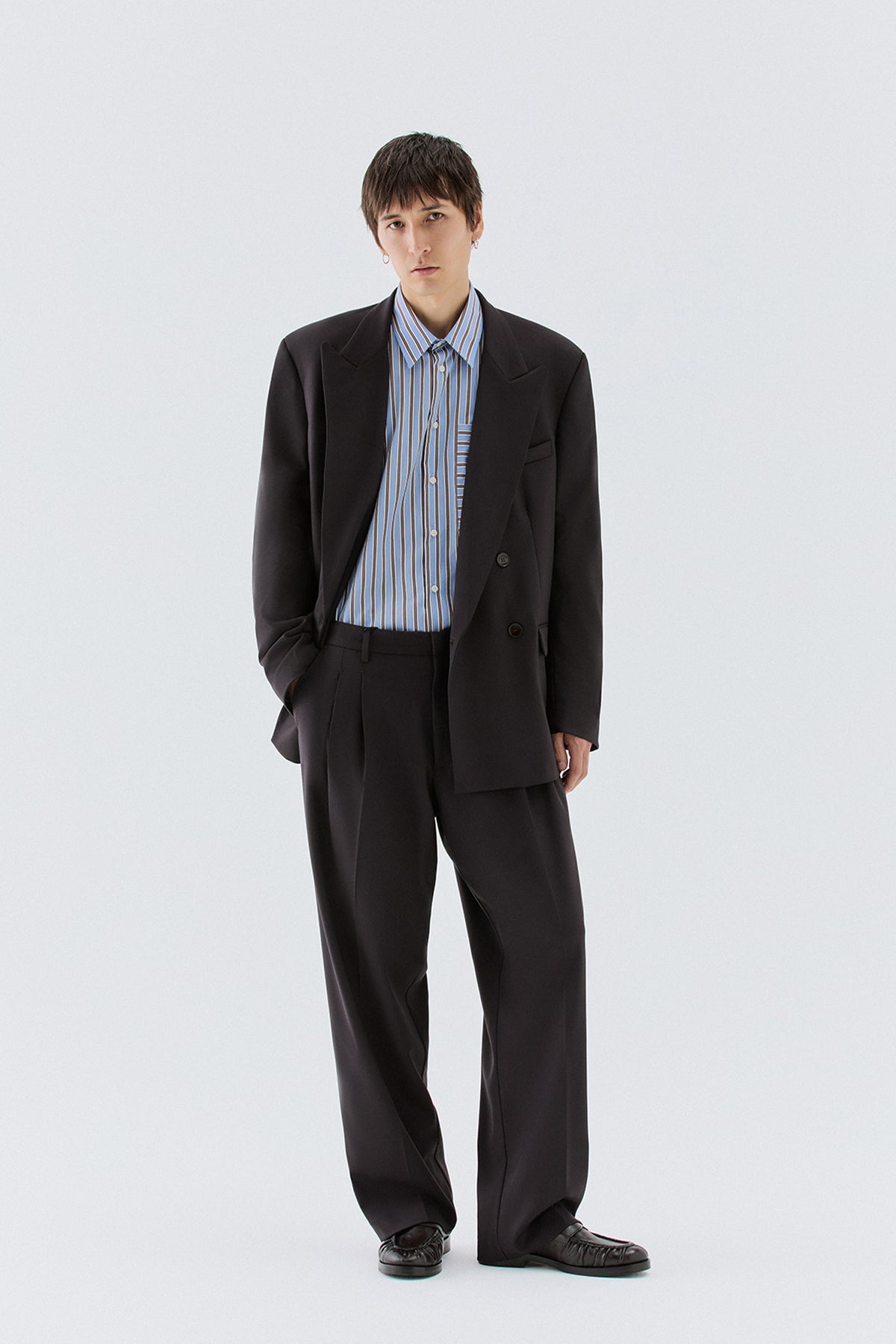 Giacca da abito oversize - Moro