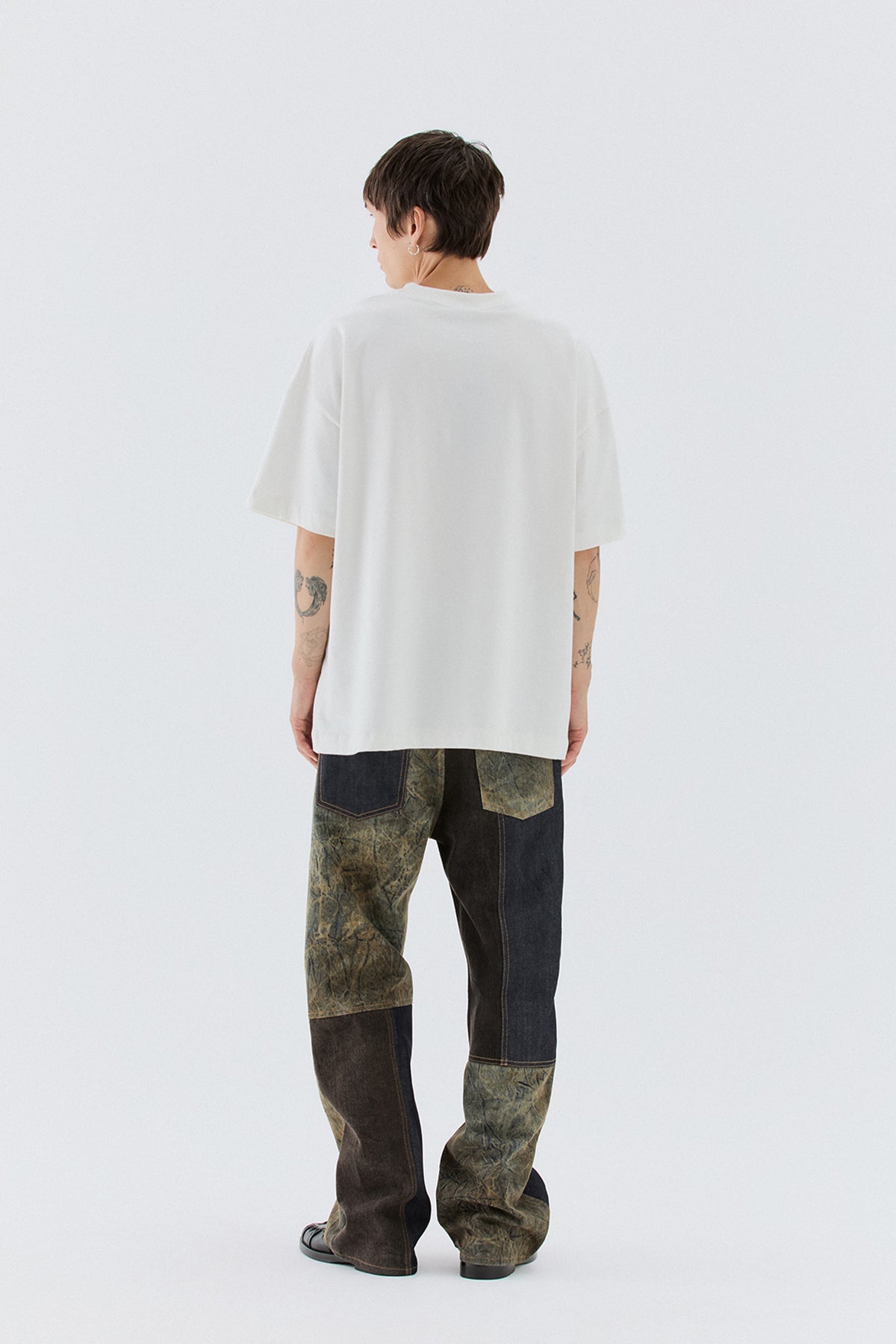 T-shirt in jersey oversize - Off white