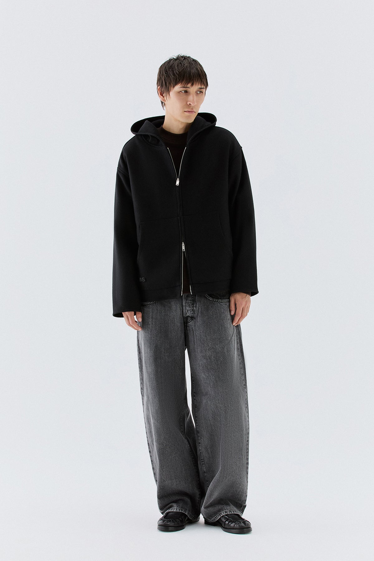 Jeans balloon stone grey