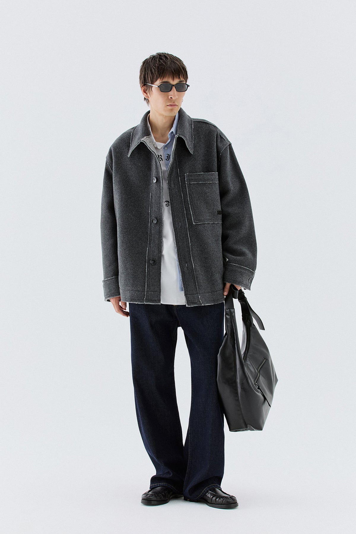 Camicia in cotone oversize