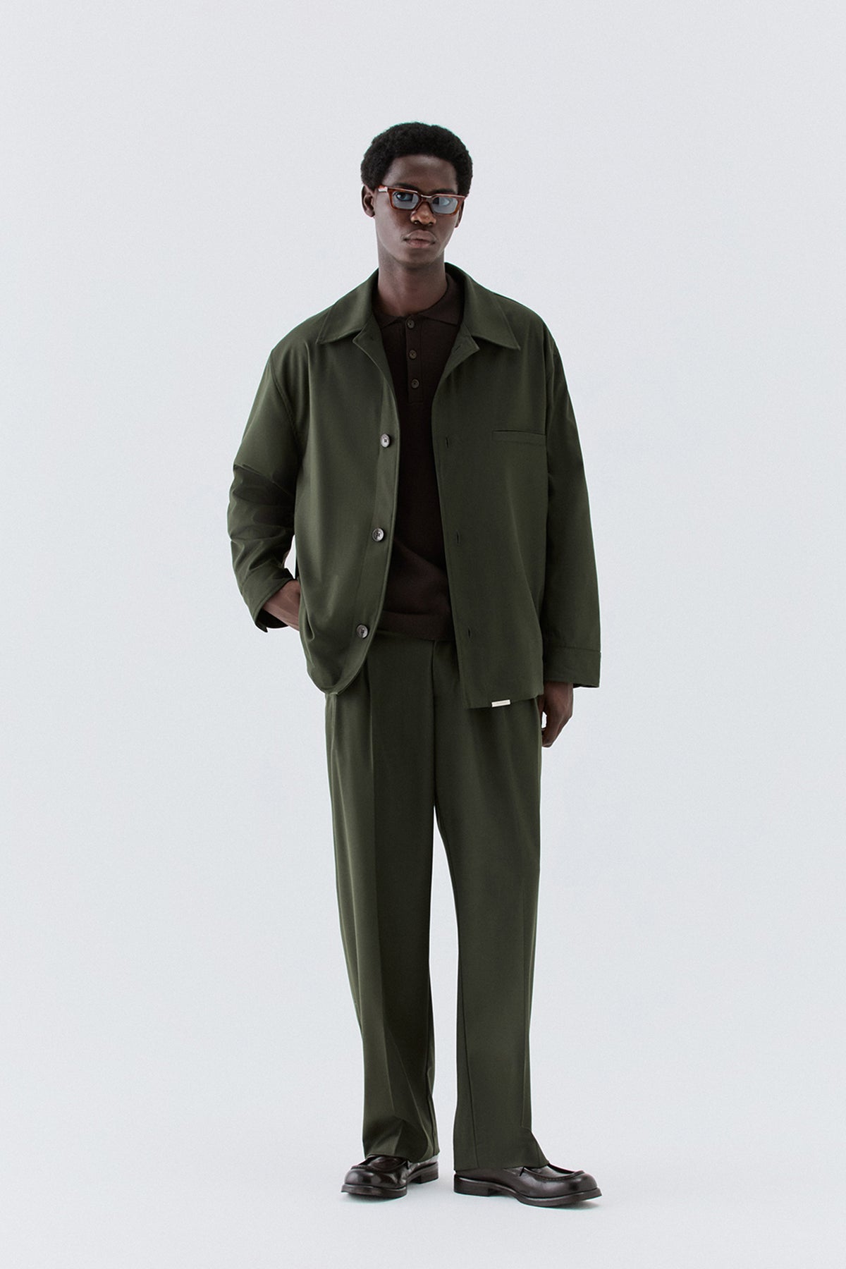 Overshirt oversize - Verde