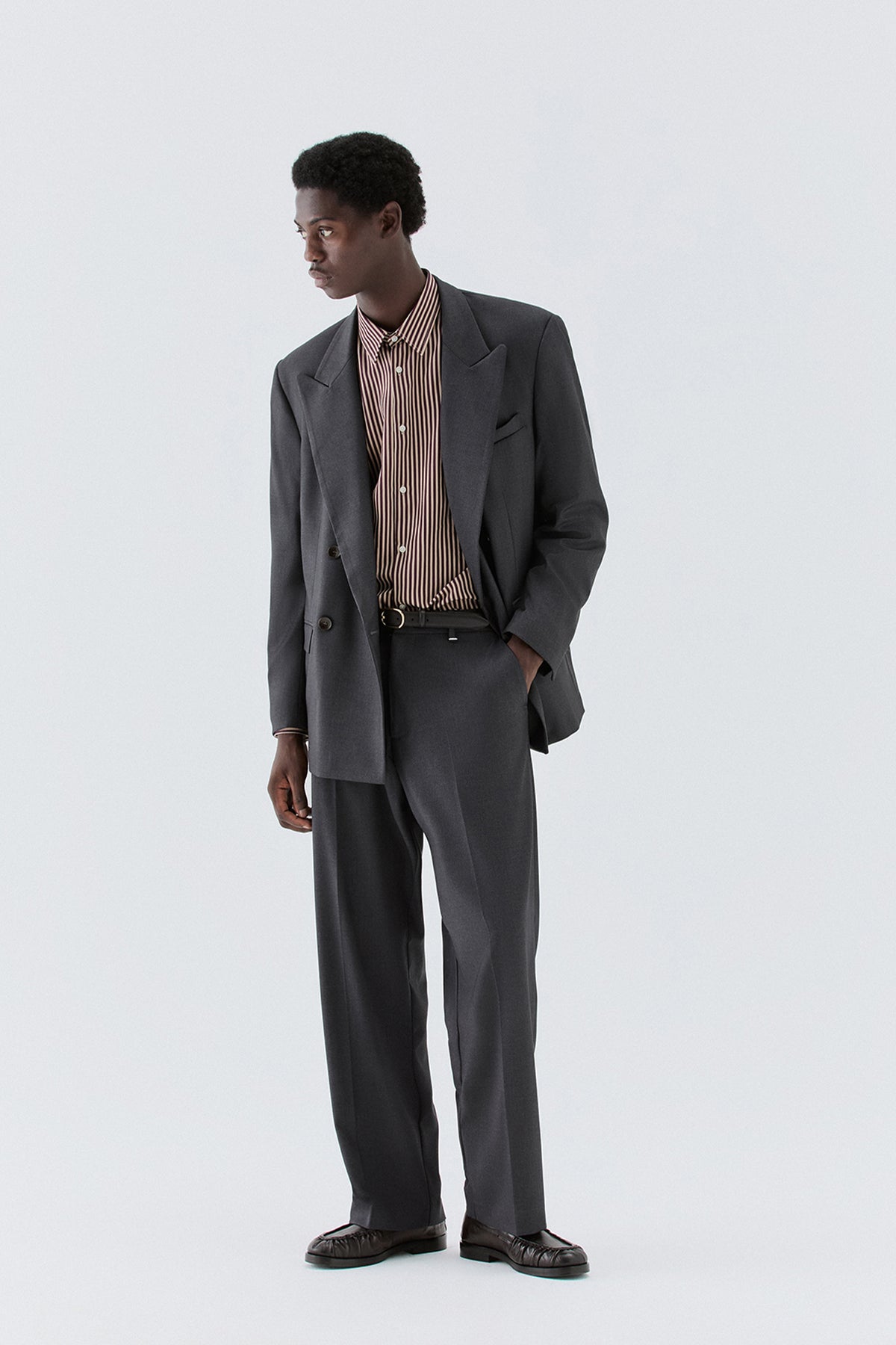 Pantaloni larghi - Grigio