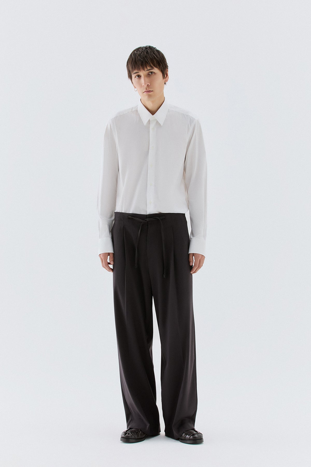 Regular Fit Cotton Dress Shirt - White