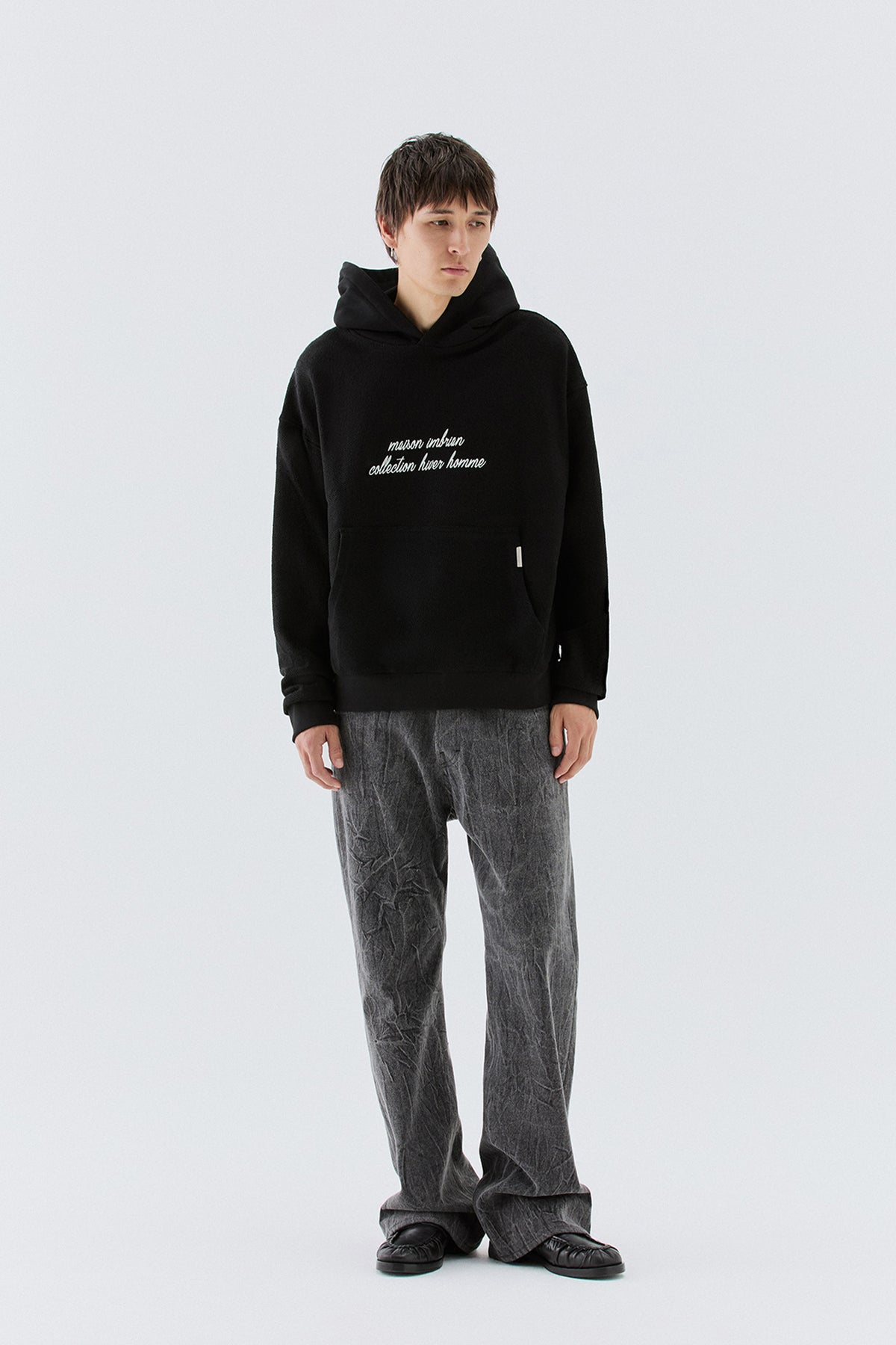 Felpa reverse oversize - Nero