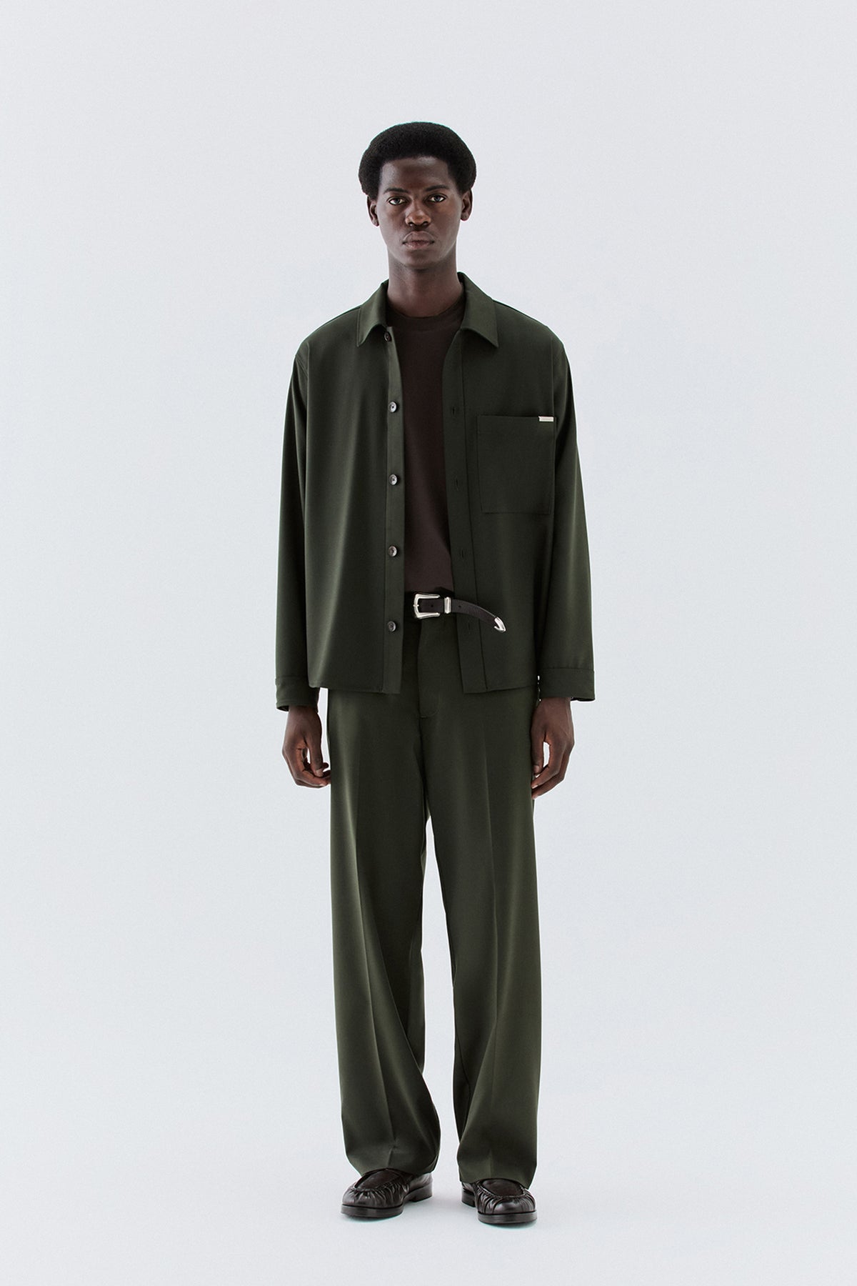 Pantaloni larghi - Verde
