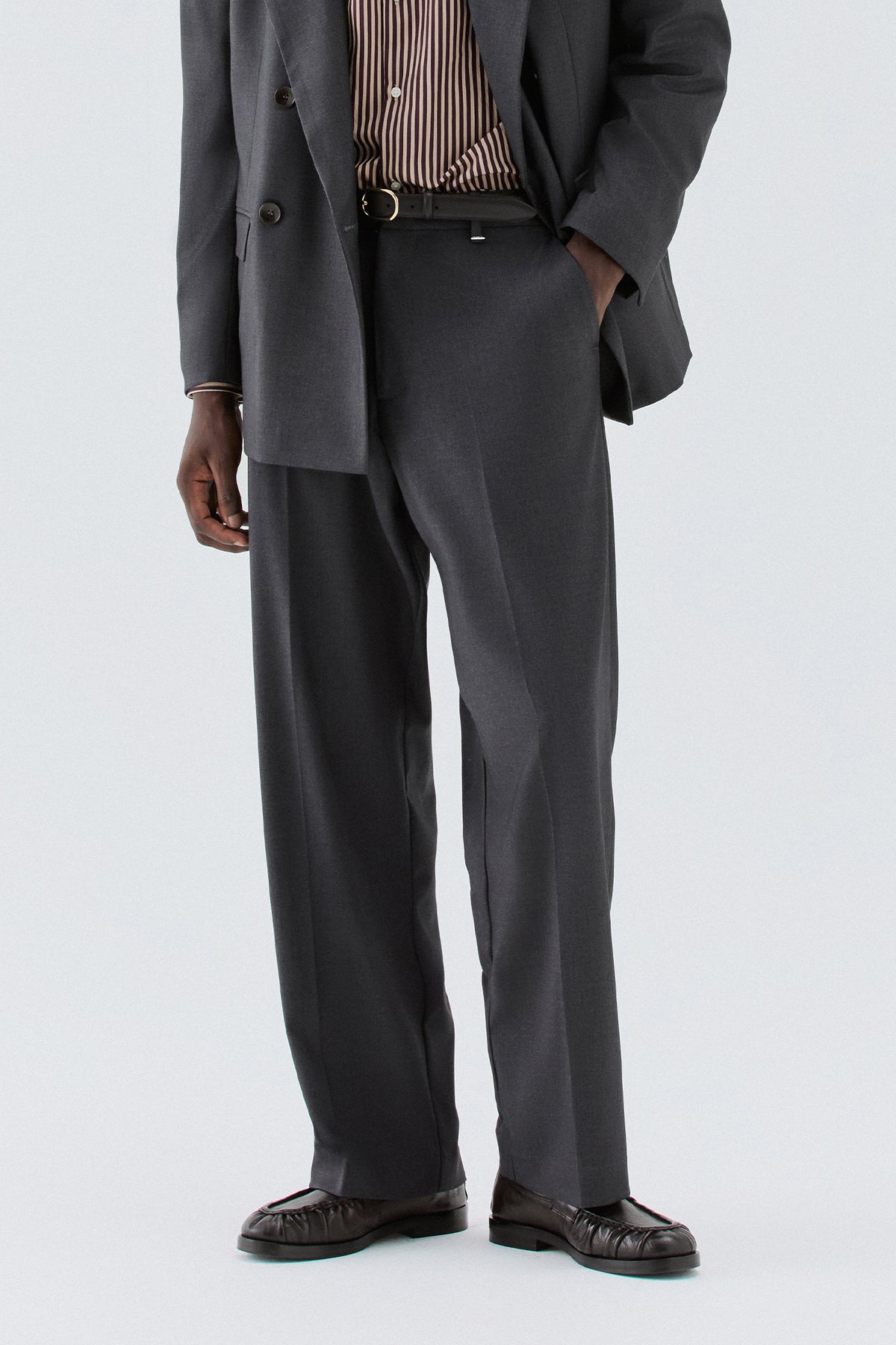 Pantaloni larghi - Grigio