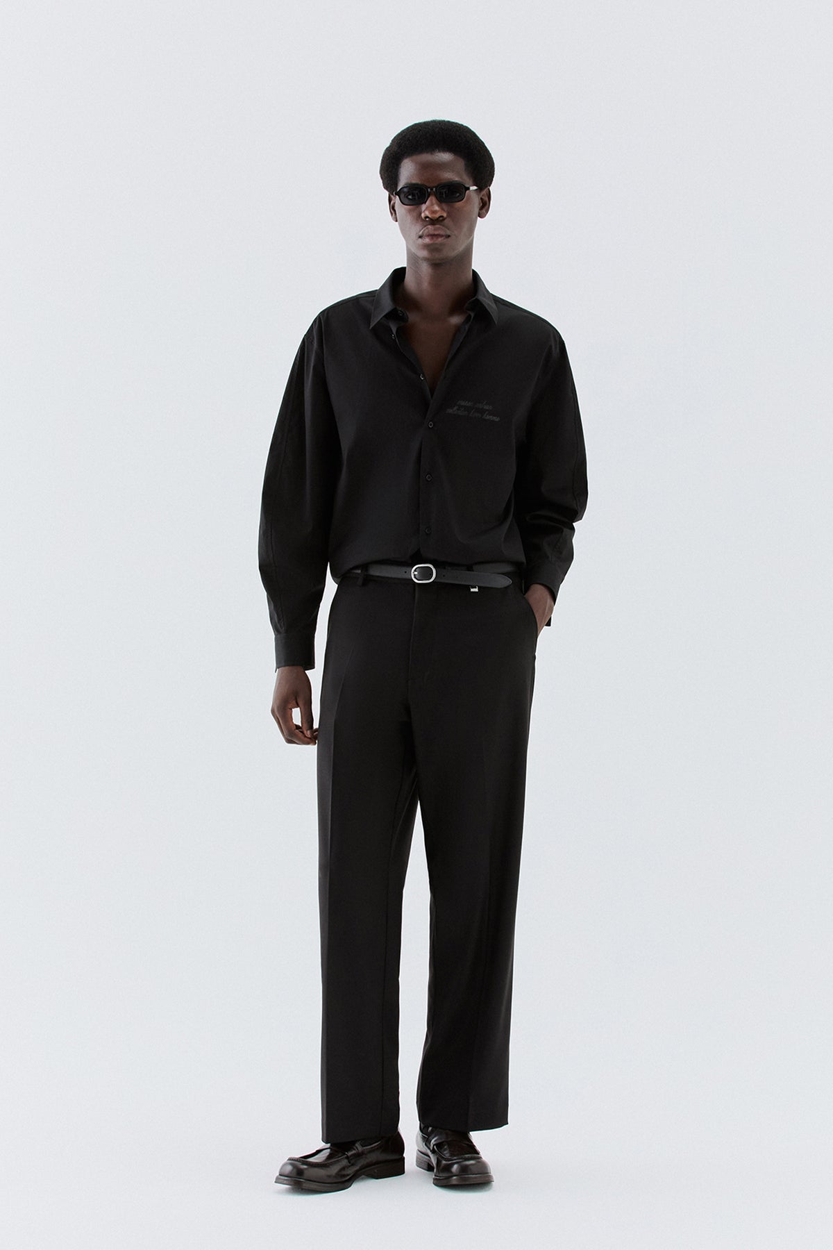 Pantaloni larghi - Nero