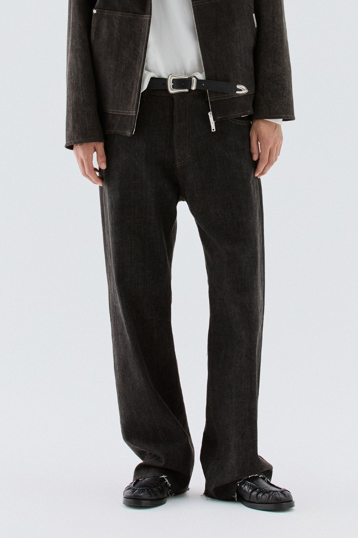 Jeans baggy effetto vissuto