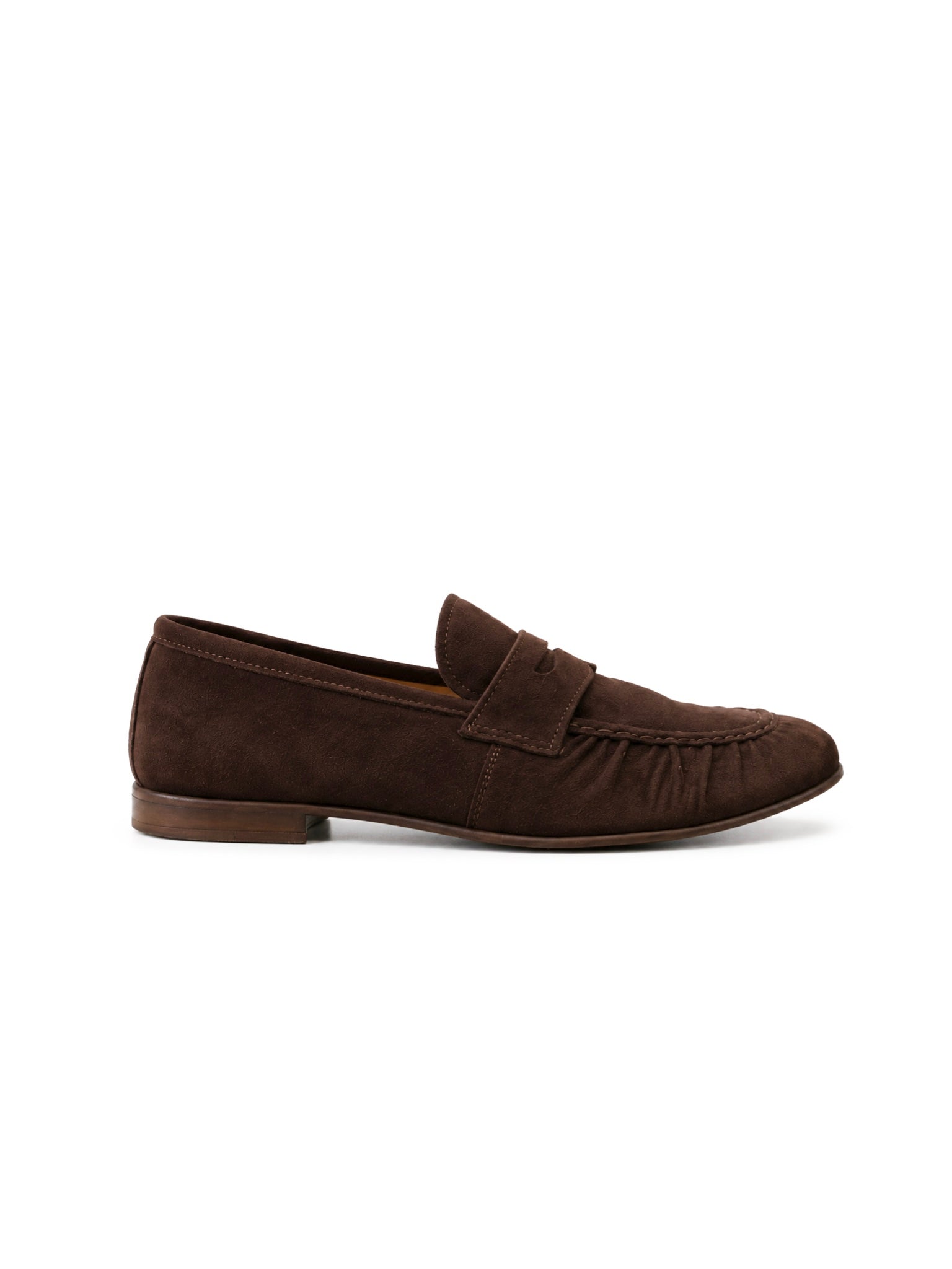 Leather Loafers with Strap - Black