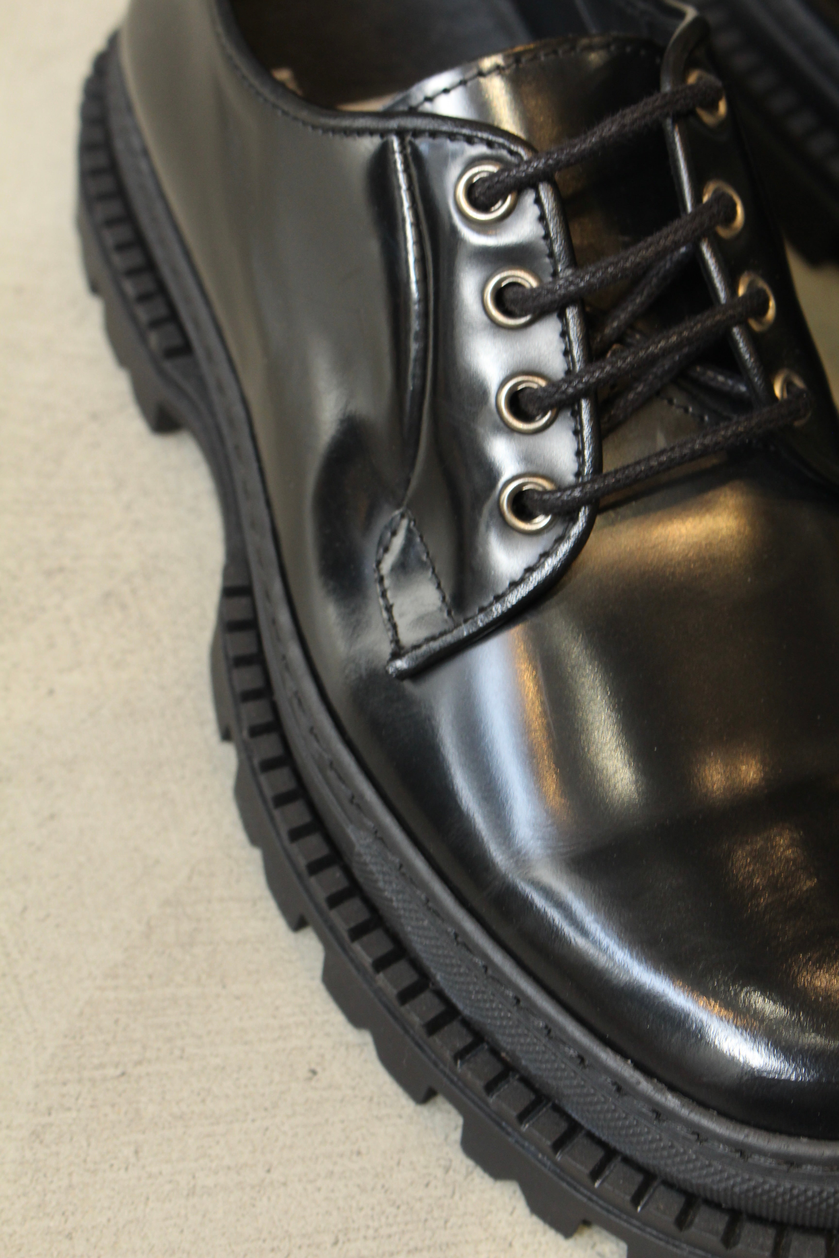 Leather Loafers with Strap - Black