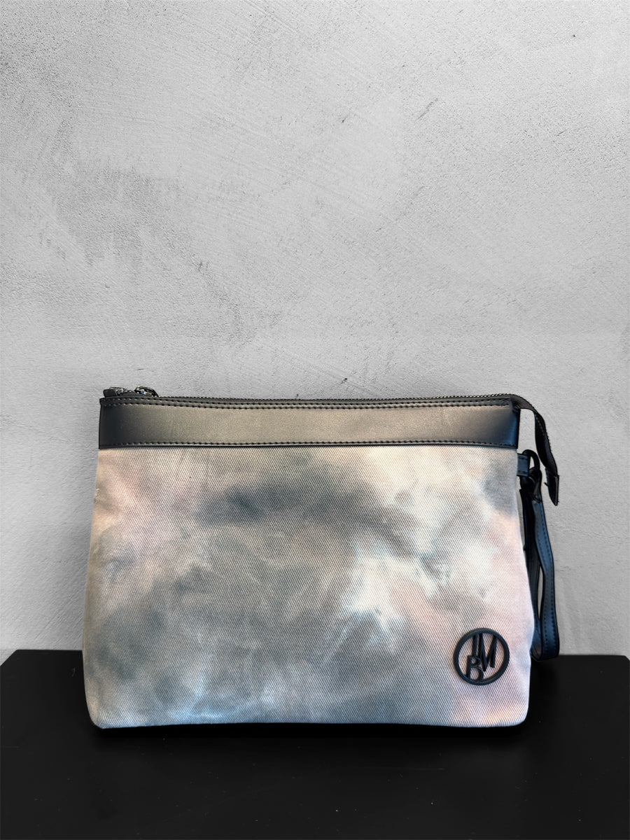 Pochette in denim maltinto