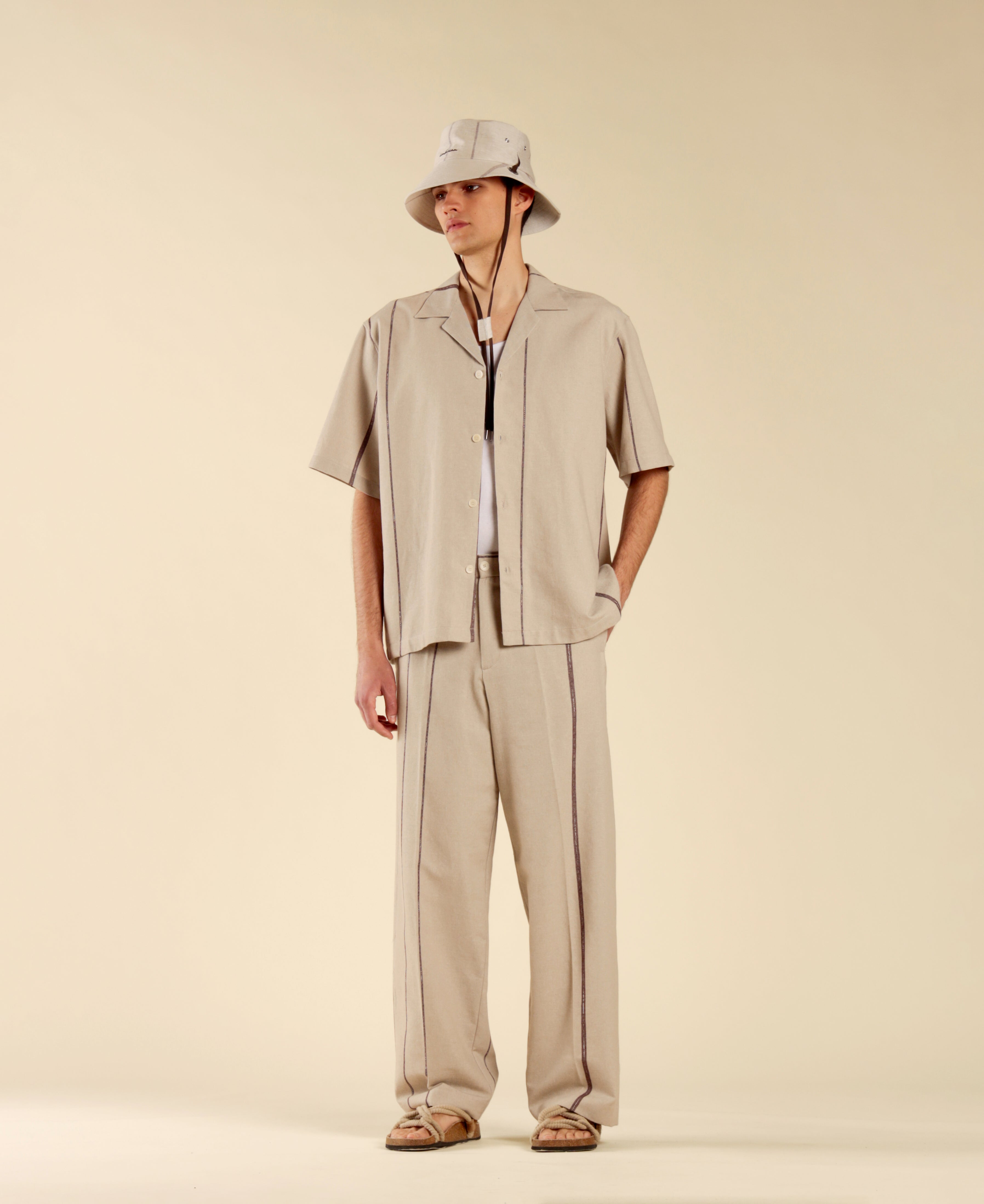 Cotton blend bucket hat