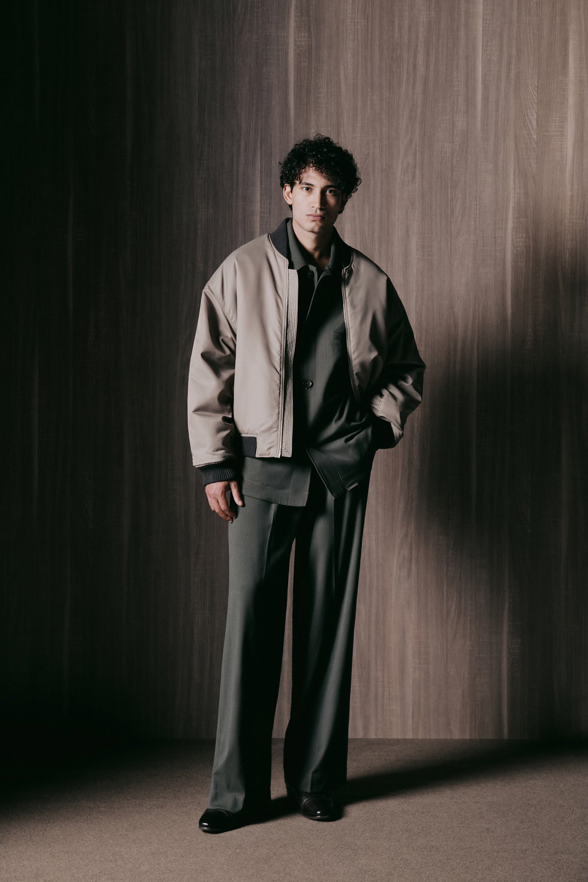 Bomber oversize - Beige