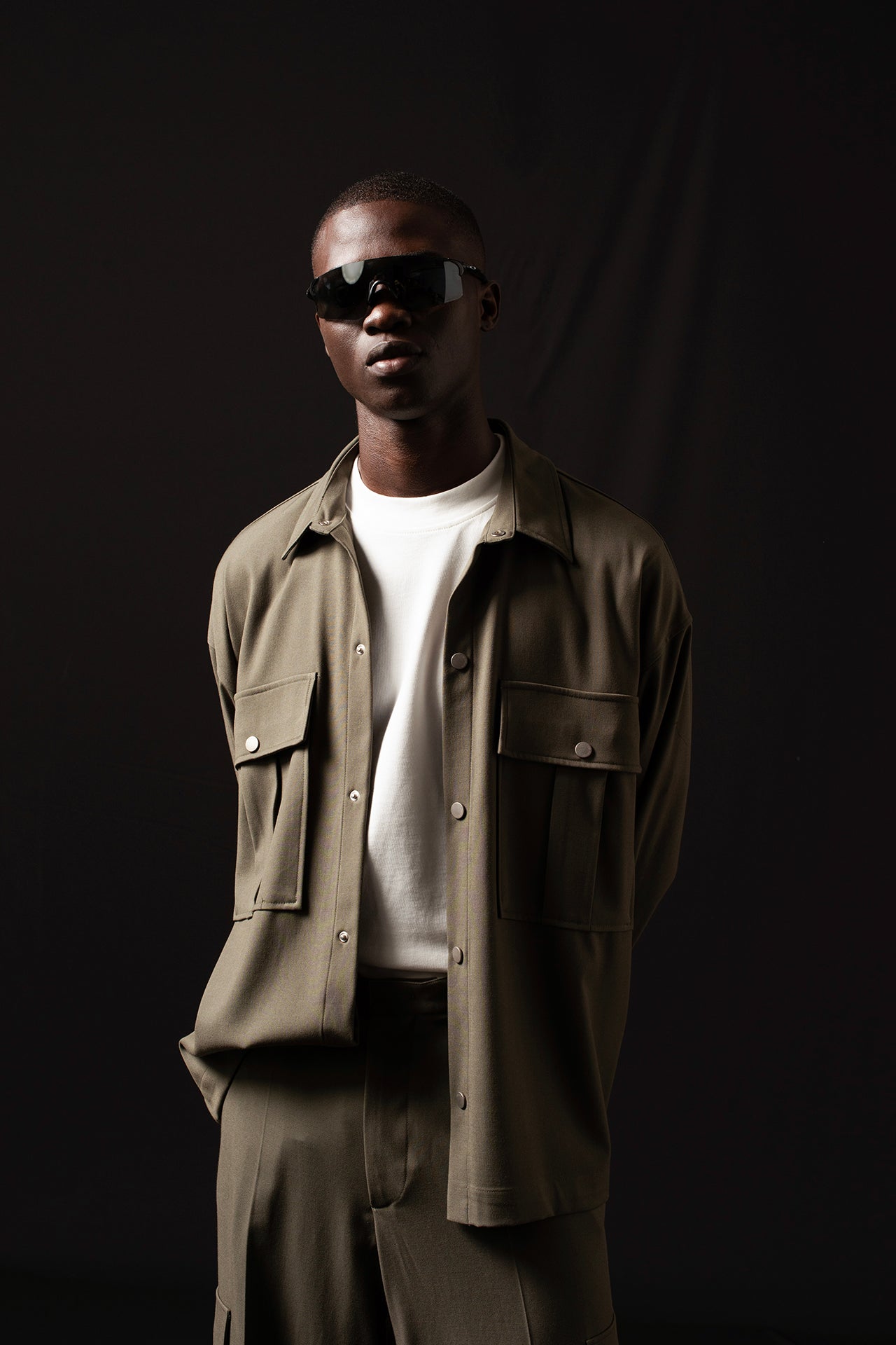 Shirt with pockets - Green