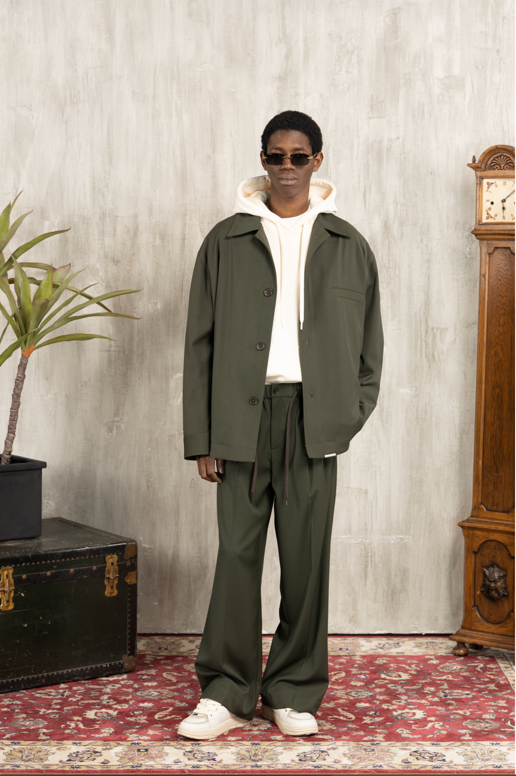 Overshirt oversize - Verde