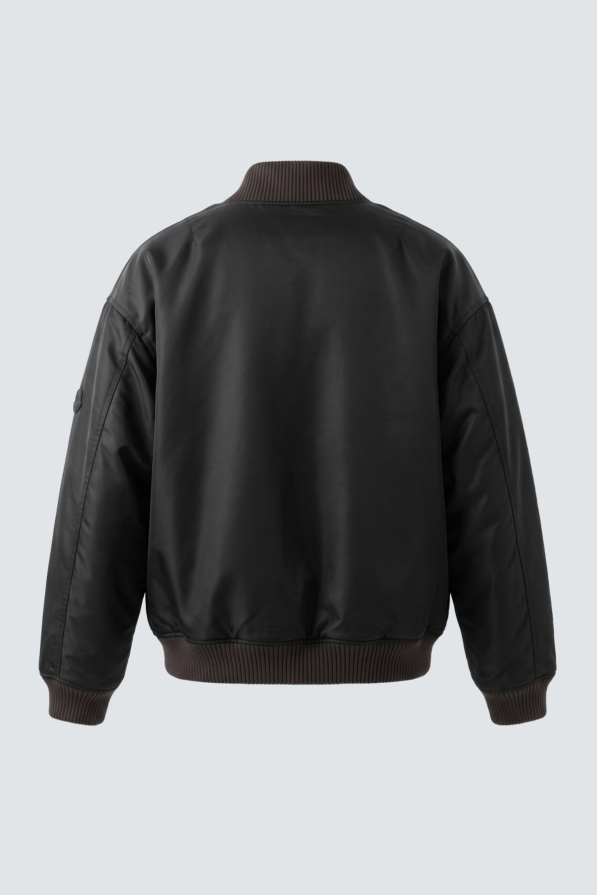 Bomber in nylon oversize - Nero