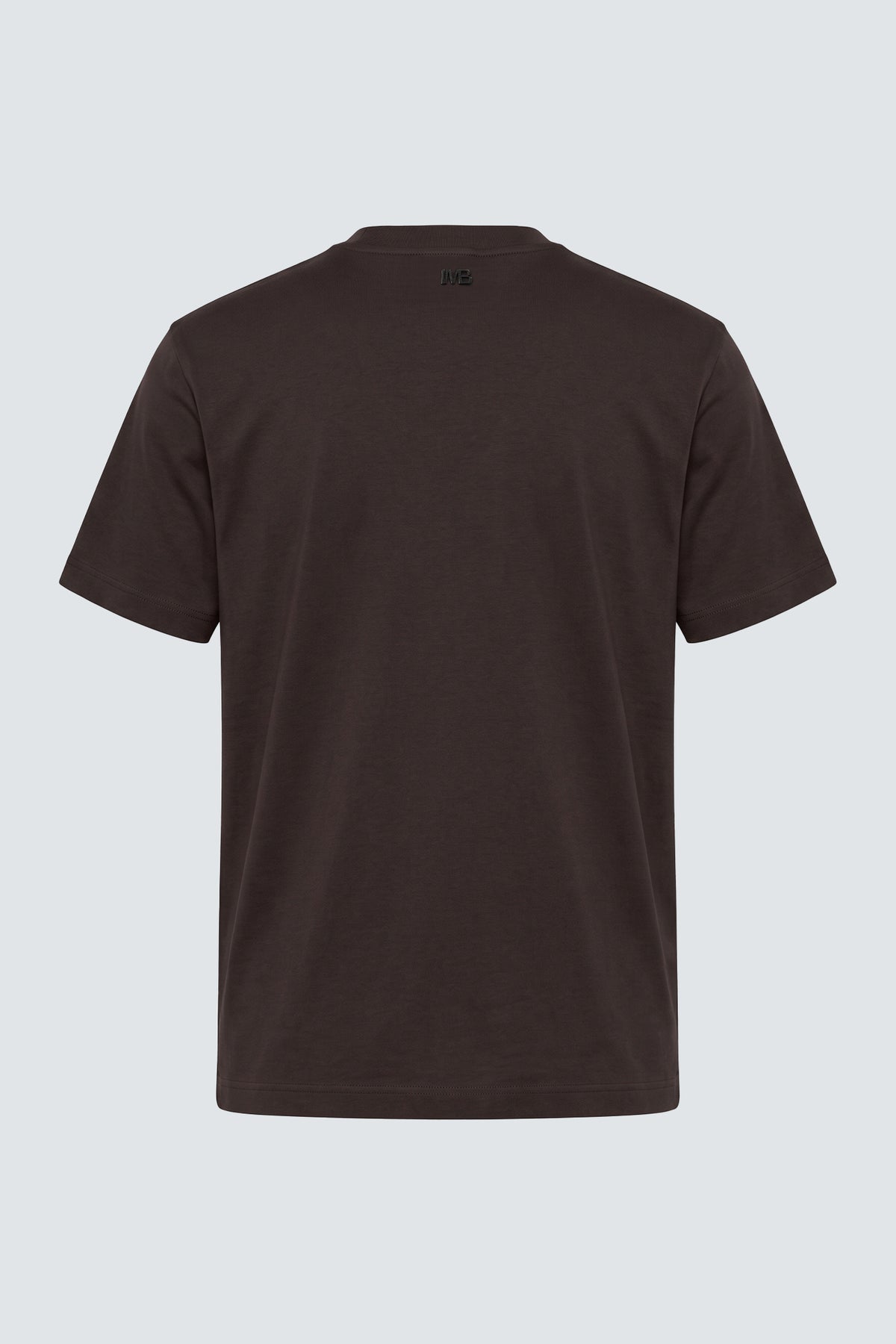 T-shirt in cotone mercerizzato - Moro