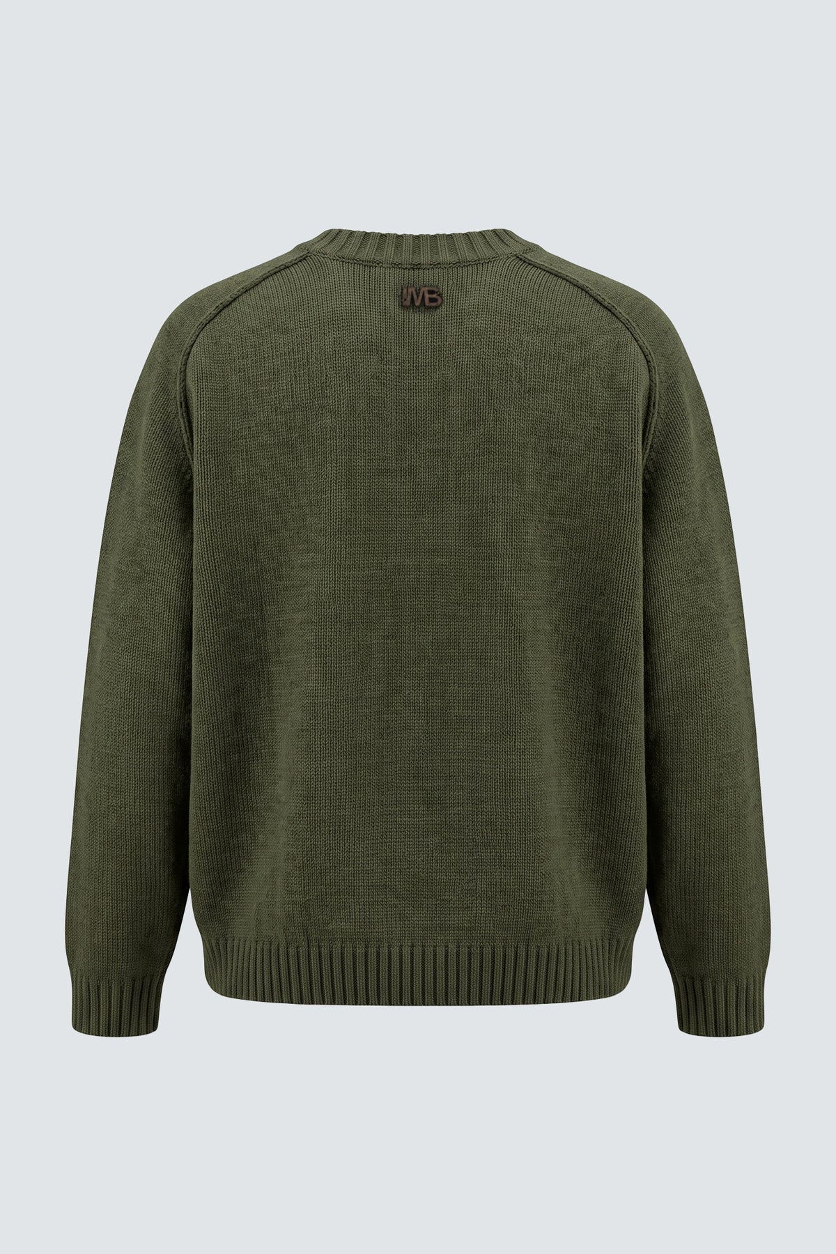 Maglia girocollo oversize - Verde