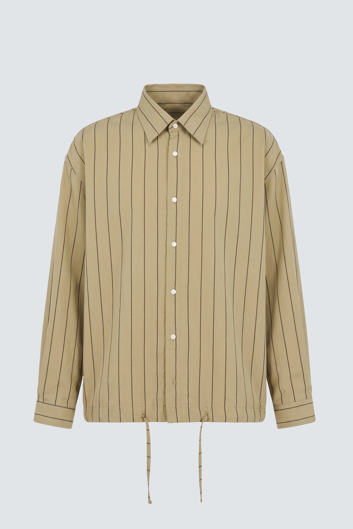 Camicia in viscosa a righe