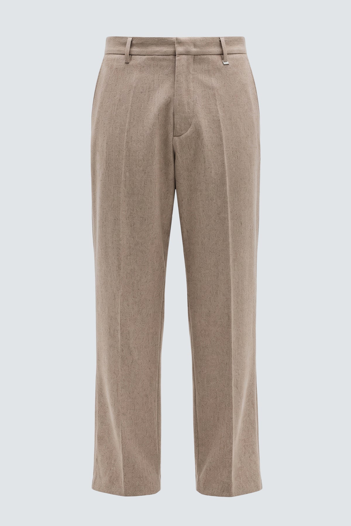 Pantaloni larghi in lana - Beige