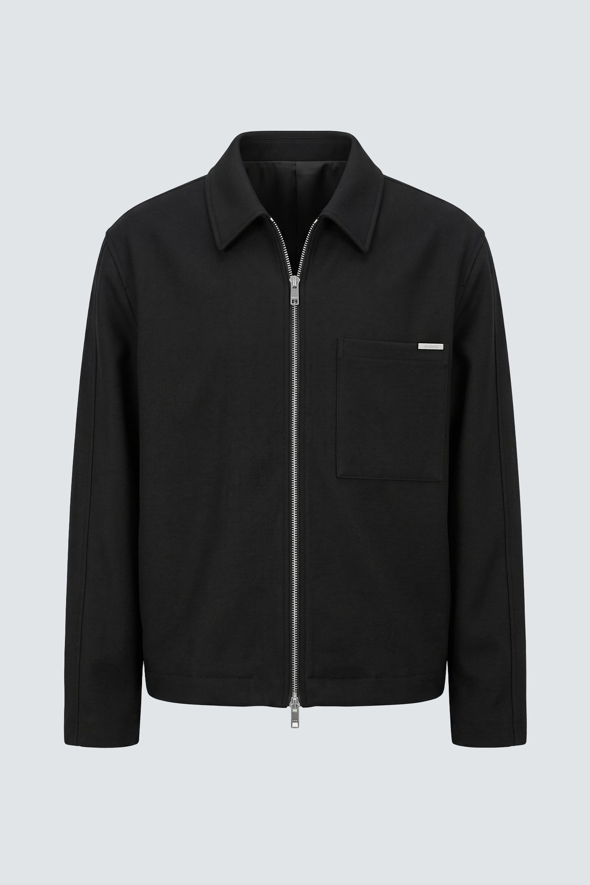 Giubbotto con zip - Nero