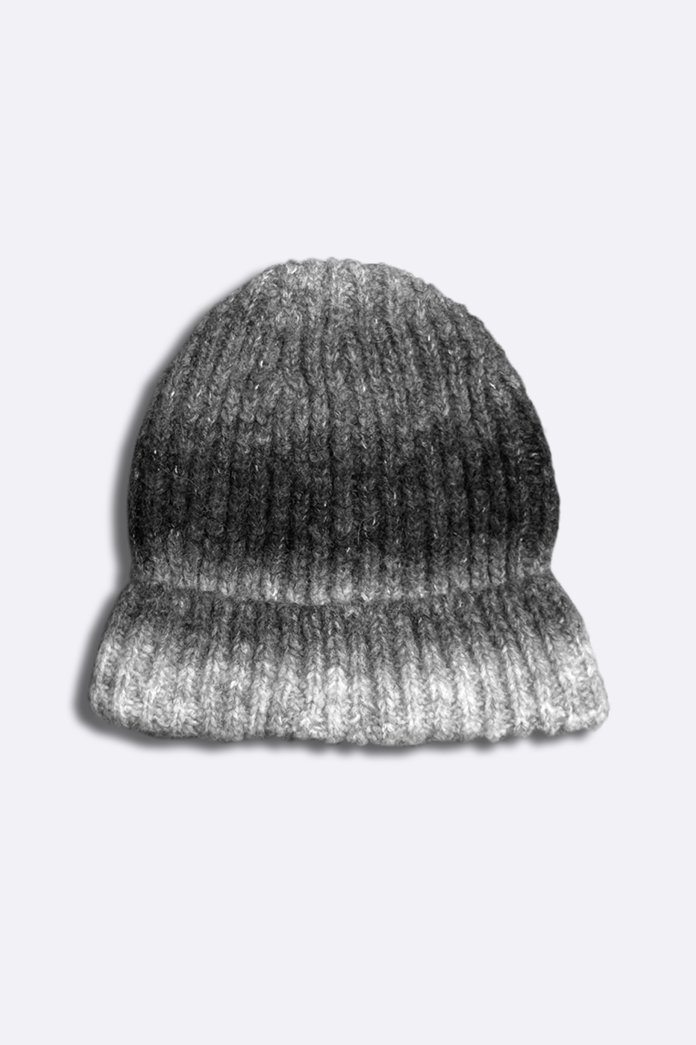 KNITTED HAT - GREY