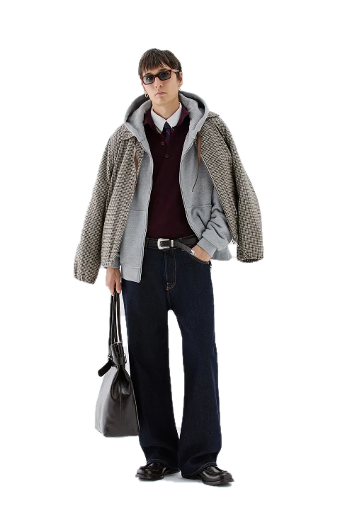 LOOK 02 — LAYERED CHECK